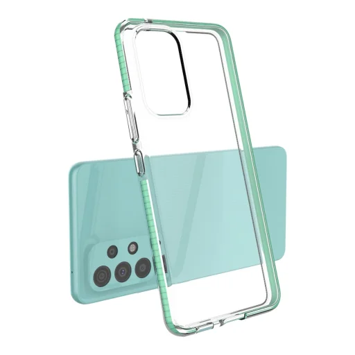 Spring Case szilikontok színes kerettel Samsung Galaxy A73 fekete tok - 3