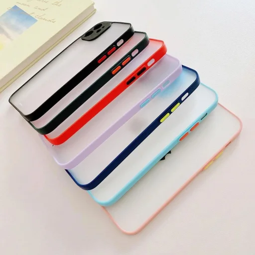 Milky Case Szilikon Rugalmas Félig Átlátszó tok Xiaomi Redmi 9T Fekete tok - 13