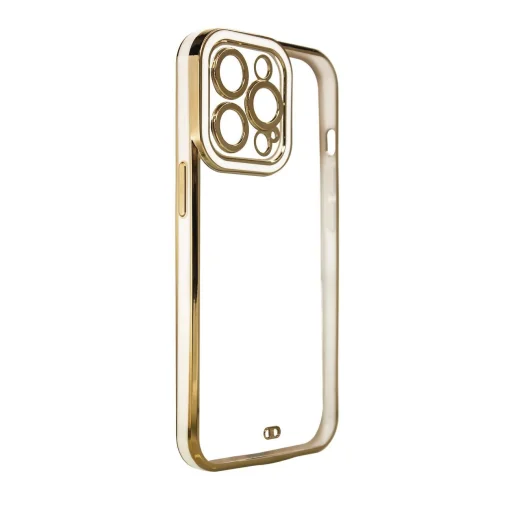 Fashion tok Samsung Galaxy A13 5G Gold Frame Gel Cover White tok - 1