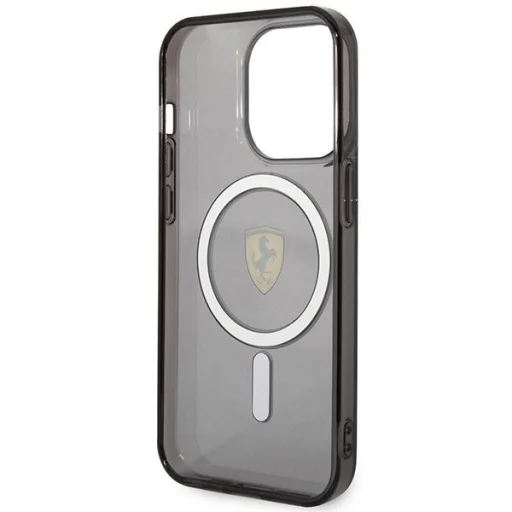 Ferrari FEHMP14XURKK iPhone 14 Pro Max 6.7" fekete/fekete kemény tok áttetsző MagSafe - 7