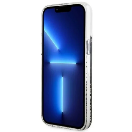 Guess GUHCP14XLCSGSGK iPhone 14 Pro Max 6.7" fekete/fekete kemény tok Liquid Glitter Marble - 5