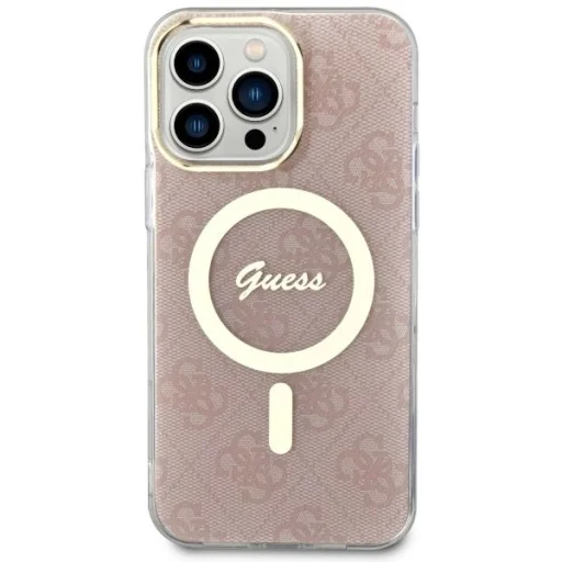 Guess GUHMP13XH4STP iPhone 13 Pro Max 6.7" pink/pink hardcase 4G MagSafe - 3