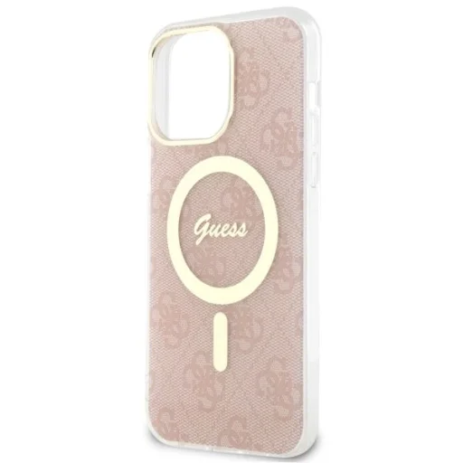 Guess GUHMP13XH4STP iPhone 13 Pro Max 6.7" pink/pink hardcase 4G MagSafe - 6