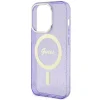 Guess GUHMP14XHCMCGU iPhone 14 Pro Max 6.7" lila/kemény tok Glitter Gold MagSafe thumbnail