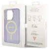 Guess GUHMP14XHCMCGU iPhone 14 Pro Max 6.7" lila/kemény tok Glitter Gold MagSafe thumbnail