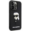 Karl Lagerfeld KLHCP14X3DRKINK iPhone 14 Pro Max 6,7" fekete/fekete tok 3D-s gumiból készült Ikonik thumbnail