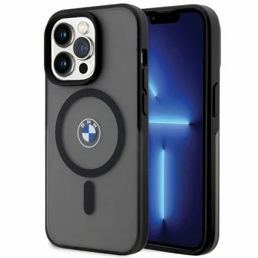  iPhone 14 Pro Max 6,7" fekete/fekete BMW BMHMP14XDSLK keménytok Signature MagSafe tok - 1