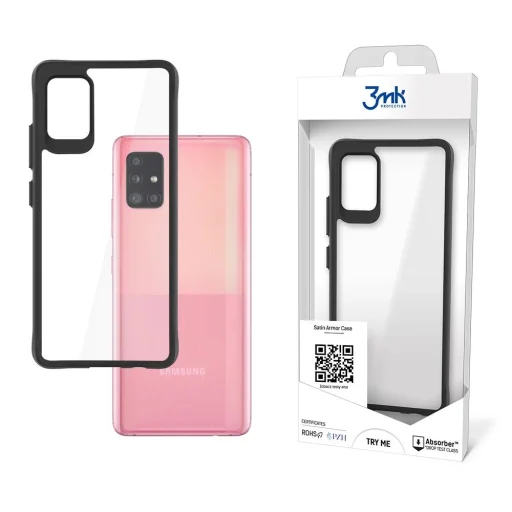 3mk Satin Armor Case+ tok Samsung Galaxy A51 5G-hez - átlátszó - 1