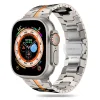 Tech-Protect Stainless Line karkötő Apple Watch 4 / 5 / 6 / 7 / 8 / 9 / 10 / 11 / SE / Ultra 1 / 2 (42/44/45/49 mm) - Titán Narancs thumbnail