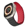 Tech-Protect IconBand Magnetic szíj Apple Watch 4 / 5 / 6 / 7 / 8 / 9 / SE / Ultra 1 / 2 (42/44/45/49 mm) - Fekete/Piros thumbnail