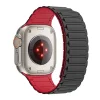 Tech-Protect IconBand Magnetic szíj Apple Watch 4 / 5 / 6 / 7 / 8 / 9 / SE / Ultra 1 / 2 (42/44/45/49 mm) - Fekete/Piros thumbnail