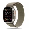 Tech-Protect Nylon Pro szíj Apple Watch 4 / 5 / 6 / 7 / 8 / 9 / 10 / 11 / SE / Ultra 1 / 2 (42/44/45/49 mm) - Titanium Olive thumbnail