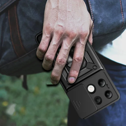 Tech-Protect CamShield Pro tok for Xiaomi Redmi Note 13 4G / LTE - Fekete - 8