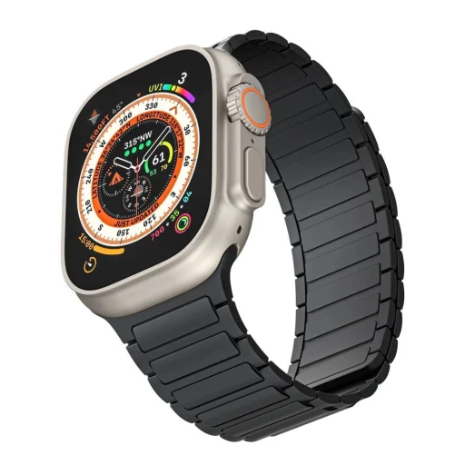 Tech-Protect IconBand Magnetic szíj Apple Watch 4 / 5 / 6 / 7 / 8 / 9 / SE / Ultra 1 / 2 (42/44/45/49 mm) - Fekete - 9