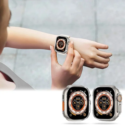 Tech-Protect Defense360 Tok Apple Watch Ultra 1/2/3 (49 mm) - Átlátszó - 7