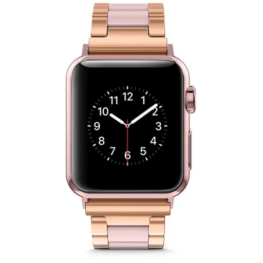 Tech-Protect Modern karkötő Apple Watch 4 / 5 / 6 / 7 / 8 / 9 / SE / Ultra 1 / 2 (42/44/45/49 mm) - Rose Gold - 2