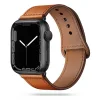 Tech-Protect LeatherFit szíj Apple Watch 4 / 5 / 6 / 7 / 8 / 9 / 10 / 11 / SE / Ultra 1 / 2 (42/44/45/49 mm) - barna