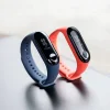 Tech-Protect Smooth szíj Xiaomi Mi Band 3/4-hez - fekete és piros thumbnail