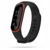 Tech-Protect Smooth szíj Xiaomi Mi Band 3/4-hez - fekete és piros thumbnail