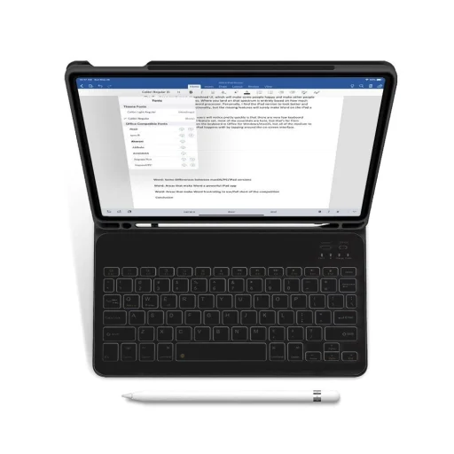 Tech-Protect SC Pen + Keyboard fliptok billentyűzettel iPad 10.9 2022 / iPad 11 2025 - fekete - 2