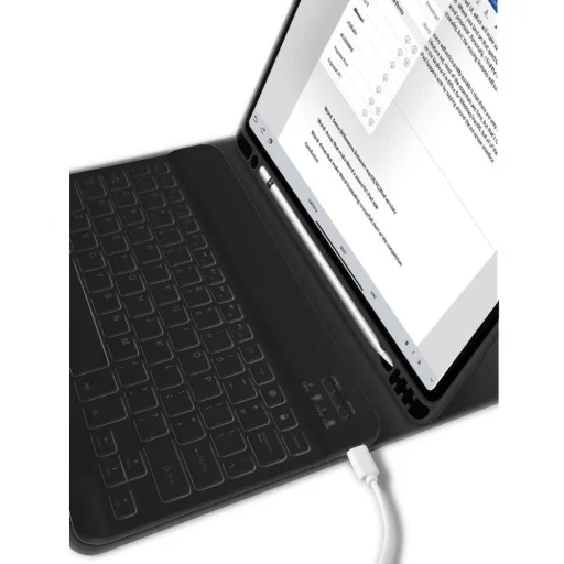 Tech-Protect SC Pen + Keyboard fliptok billentyűzettel iPad 10.9 2022 / iPad 11 2025 - fekete - 5