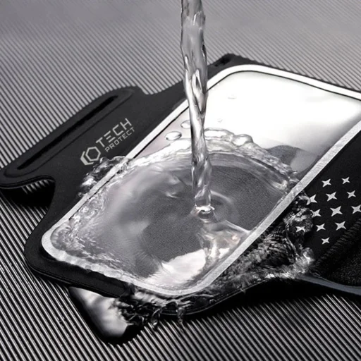 Tech-Protect M1 sport univerzális karpánt okostelefonokhoz 6,8"-ig - fekete - 4