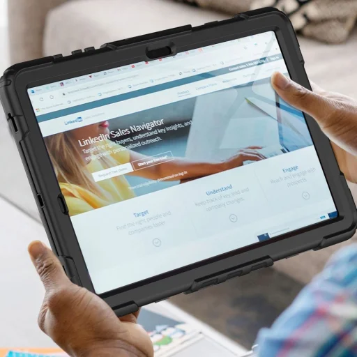 Tech-Protect Solid360 tok Samsung Galaxy Tab S9+ 12.4" X810 / X816B - fekete - 3