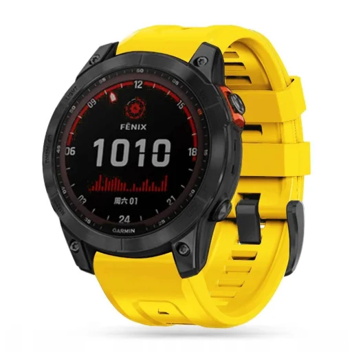 Tech-Protect IconBand óraszíj Garmin Fenix ​​5 / 6 / 6 Pro / 7 - sárga - 2