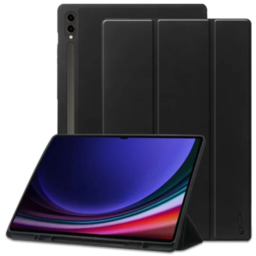 Tech-Protect SC Pen fliptok Samsung Galaxy Tab S8 Ultra / S9 Ultra 14.6" - fekete - 1