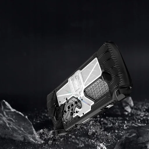 Tech-Protect Defense tok Asus ROG Ally-hoz - fekete és átlátszó - 6