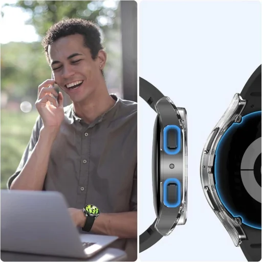 Tech-Protect Defense360 tok Samsung Galaxy Watch 6 (40 mm) - átlátszó - 3