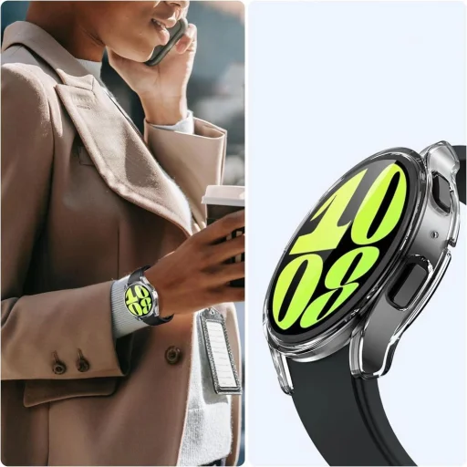 Tech-Protect Defense360 tok Samsung Galaxy Watch 6 (40 mm) - átlátszó - 4