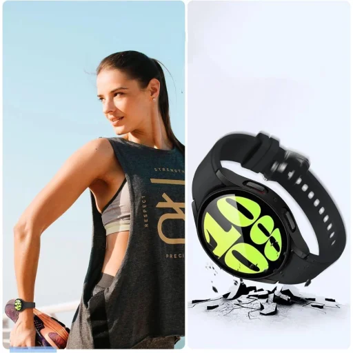 Tech-Protect Defense360 tok Samsung Galaxy Watch 6 (44 mm) - fekete - 4