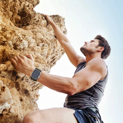 Tech-Protect Scout szíj Apple Watch 4 / 5 / 6 / 7 / 8 / 9 / SE / Ultra 1 / 2 (42/44/45/49 mm) - sötétzöld - 6