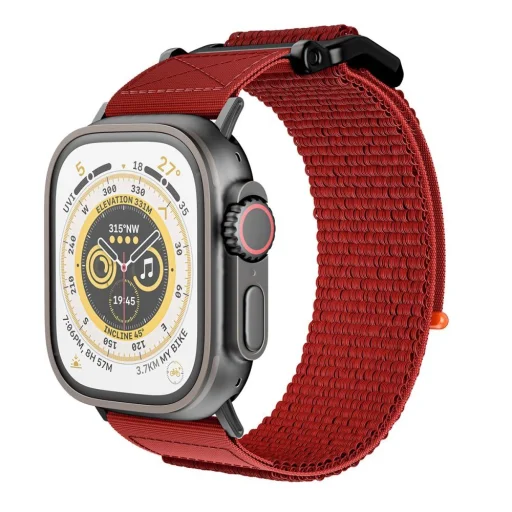 Tech-Protect Scout óraszíj Apple Watch 4 / 5 / 6 / 7 / 8 / 9 / SE / Ultra 1 / 2 (42/44/45/49 mm) - narancssárga - 7