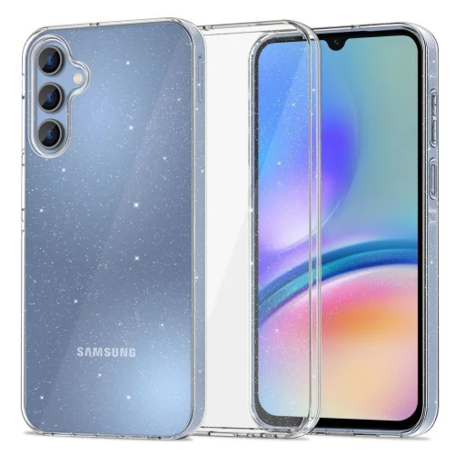 Tech-Protect FlexAir tok Samsung Galaxy A05S - átlátszó és csillogó - 1