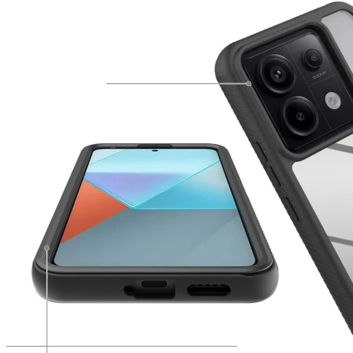 Tech-Protect Defense360 tok Xiaomi Redmi Note 13 Pro 5G / Poco X6 5G - Fekete - 3