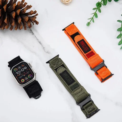 Tech-Protect Scout Pro szíj Apple Watch 4 / 5 / 6 / 7 / 8 / 9 / SE / Ultra 1 / 2 (42/44/45/49 mm) - Fekete - 4