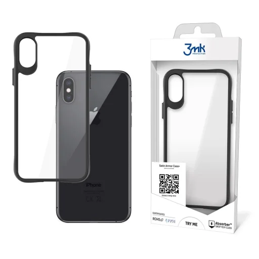 3mk Satin Armor tok iPhone X / XS - átlátszó - 1