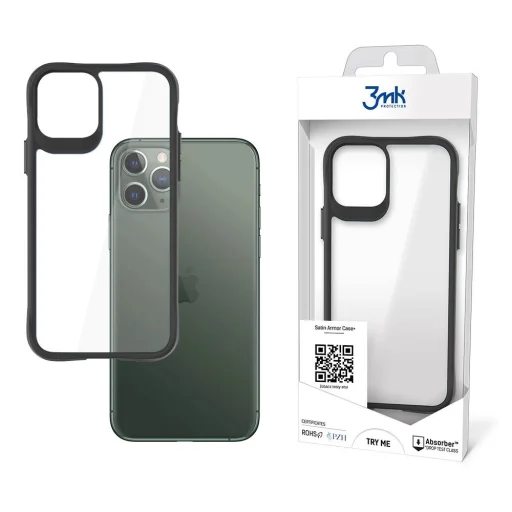 3mk Satin Armor Case+ tok iPhone 11 Pro Max - átlátszó - 1