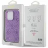 Guess Leather 4G Stamped tok iPhone 15 Pro - lila thumbnail