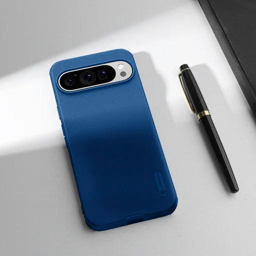 Nillkin Super Frosted PRO hátlapi tok Google Pixel 9/9 Pro Blue - 6