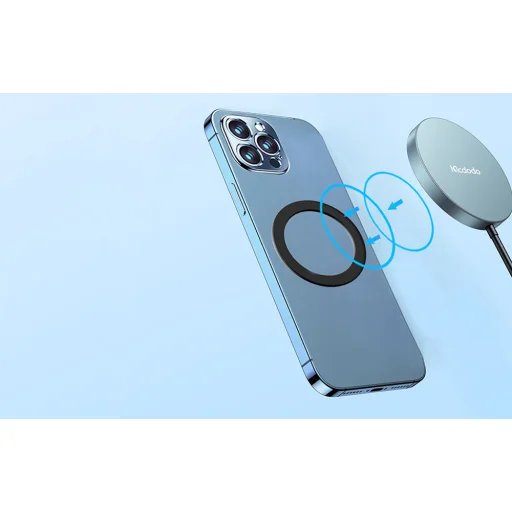 McDodo mágneses telefontartó / gyűrű MagSafe eszközökhöz 1db (Fekete) - 3