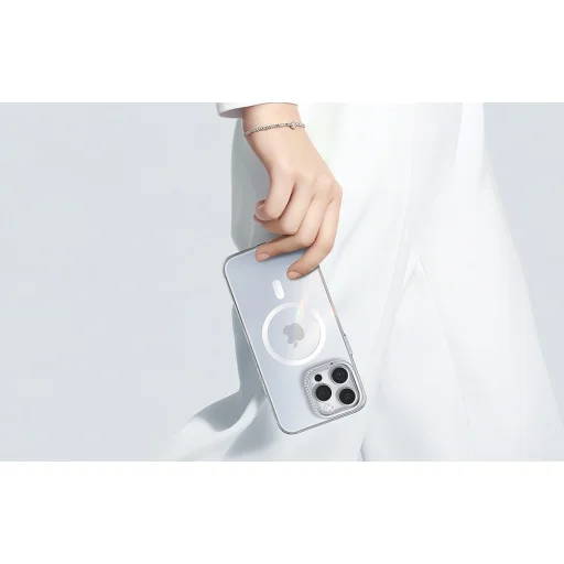 Joyroom PN-15B4 Magsafe Glacier tok iPhone 15 Pro Max-hoz (átlátszó) - 2