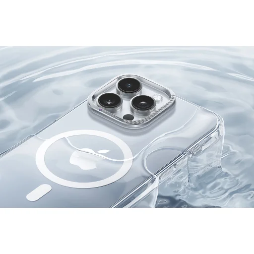 Joyroom PN-15B4 Magsafe Glacier tok iPhone 15 Pro Max-hoz (átlátszó) - 4