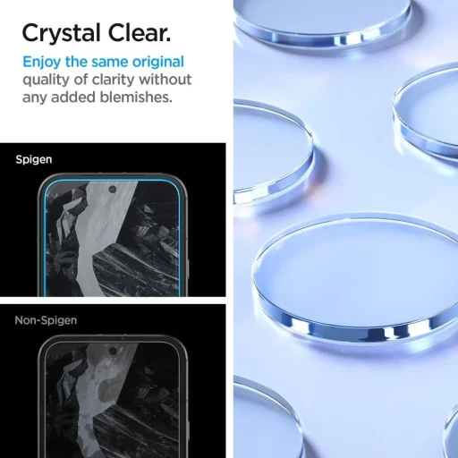 Spigen ALM Glas.tR edzett üveg Google Pixel 8A - 2 darab, üvegfólia - 12