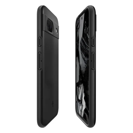 Google Pixel 8a matné čierne puzdro Spigen Thin Fit - 13