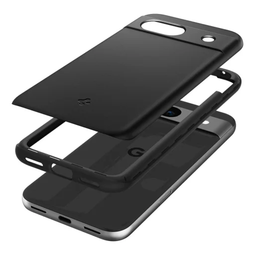 Google Pixel 8a matné čierne puzdro Spigen Thin Fit - 15
