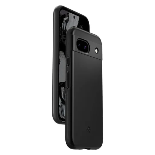 Google Pixel 8a matné čierne puzdro Spigen Thin Fit - 17