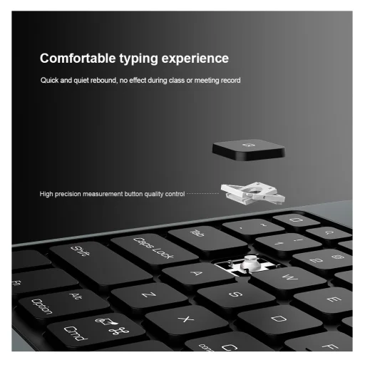 Nillkin Bumper Link Billentyűzetes Tok (Háttérvilágított Verzió) iPad 10.2 2019/2020/2021 Fekete tok - 4